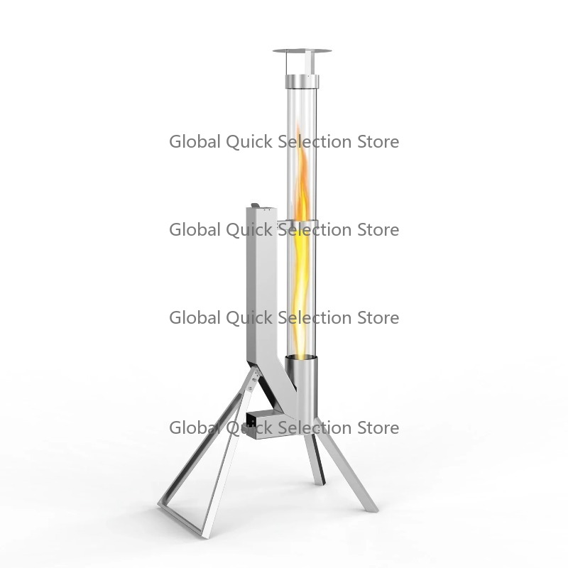Outdoor Camping Stove - Kompor pellet stainless steel untuk berkemah