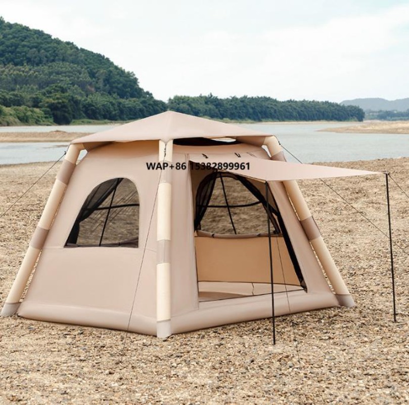 Outdoor Camping Inflatable Tent - Tenda Atap Portabel Bahan Oxford Tiup