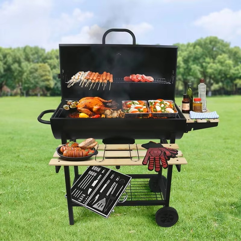 Outdoor Camping Stove - Pemanggang Barbekyu Luar Ruangan Rumah Tangga,