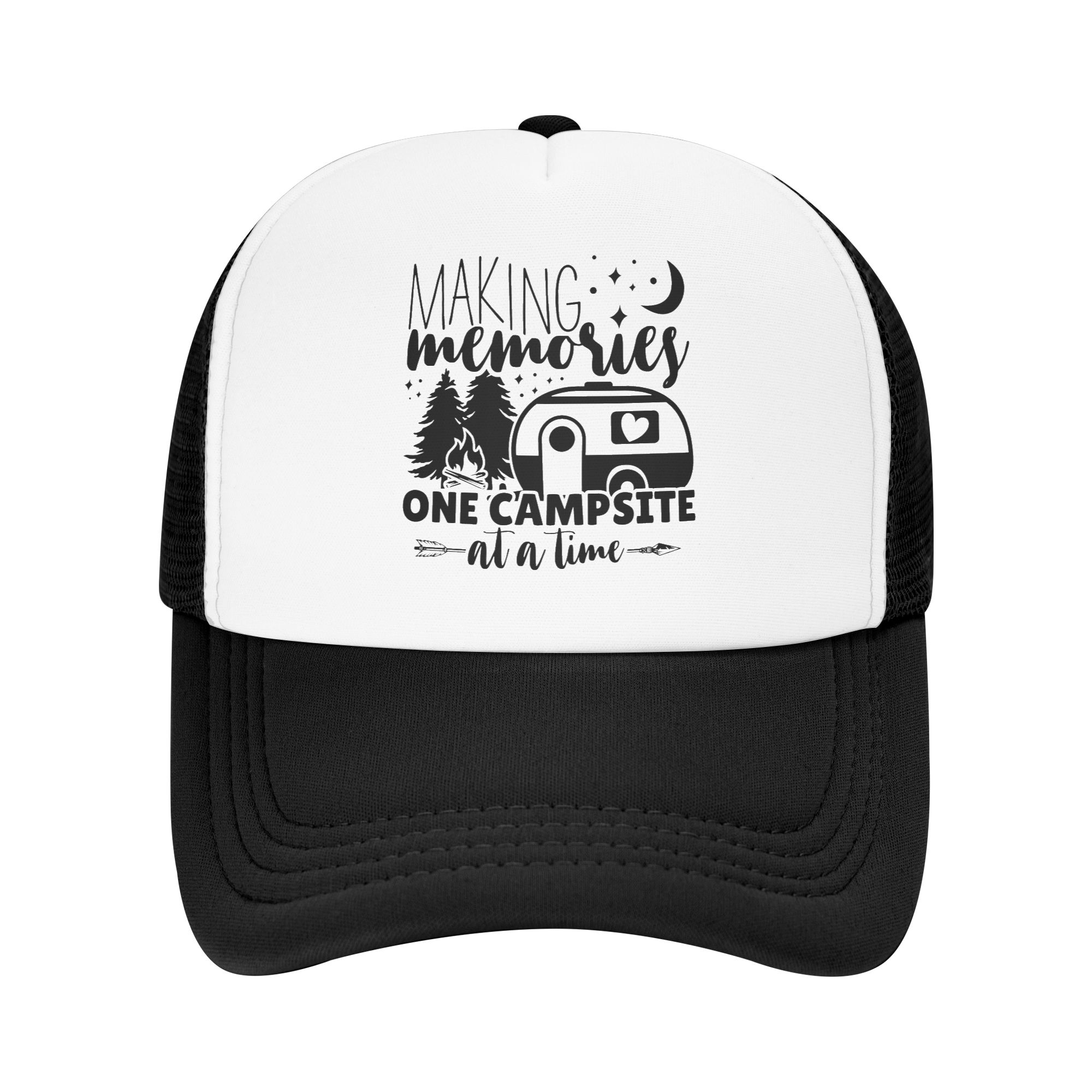 Outdoor Camping Hat - Topi Trucker Happy Camper Klasik Unisex