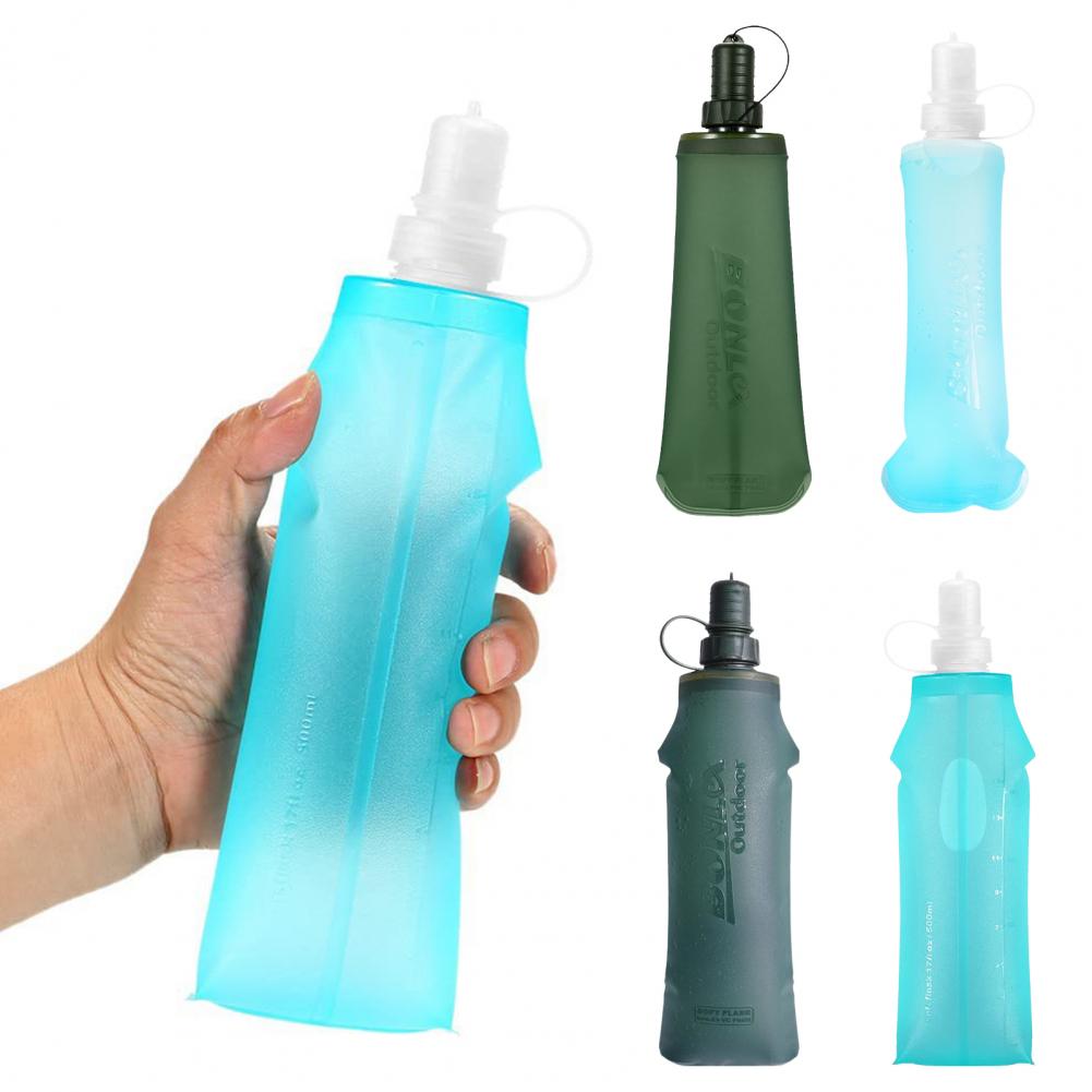 Collapsible Water Bottle - Botol air lipat 250/500ML, kantong air