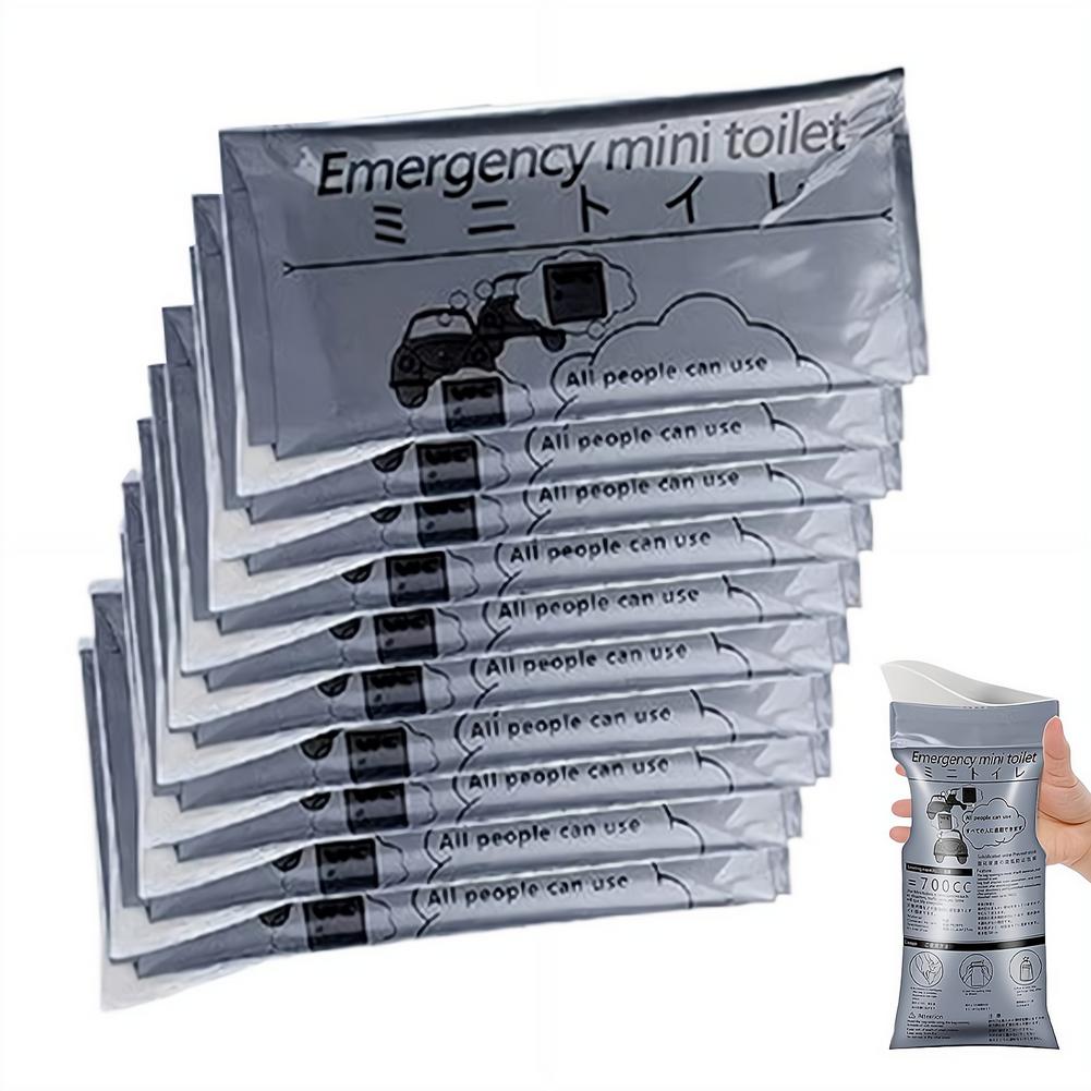 Bivvy Bag Emergency - 10pcCar Kantong Urin Darurat Sekali Pakai