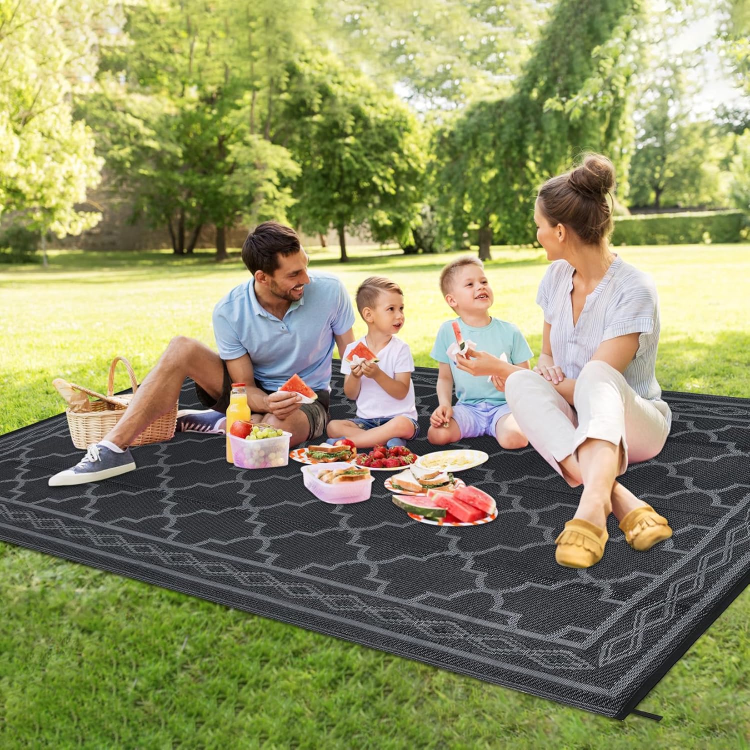 Outdoor Camping Rugs 8X10 - Karpet Plastik Luar Ruangan 8x10 –