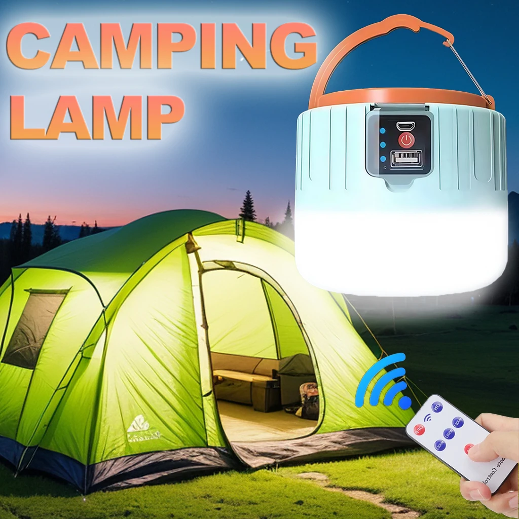 Outdoor Camping And Fishing - Lampu Camping Tenaga Surya LED Isi