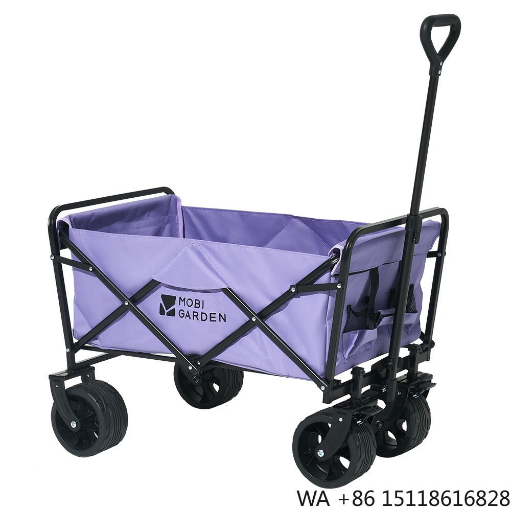 Outdoor Camping Wagon - Gerobak Lipat Empat Roda Mobi Garden,