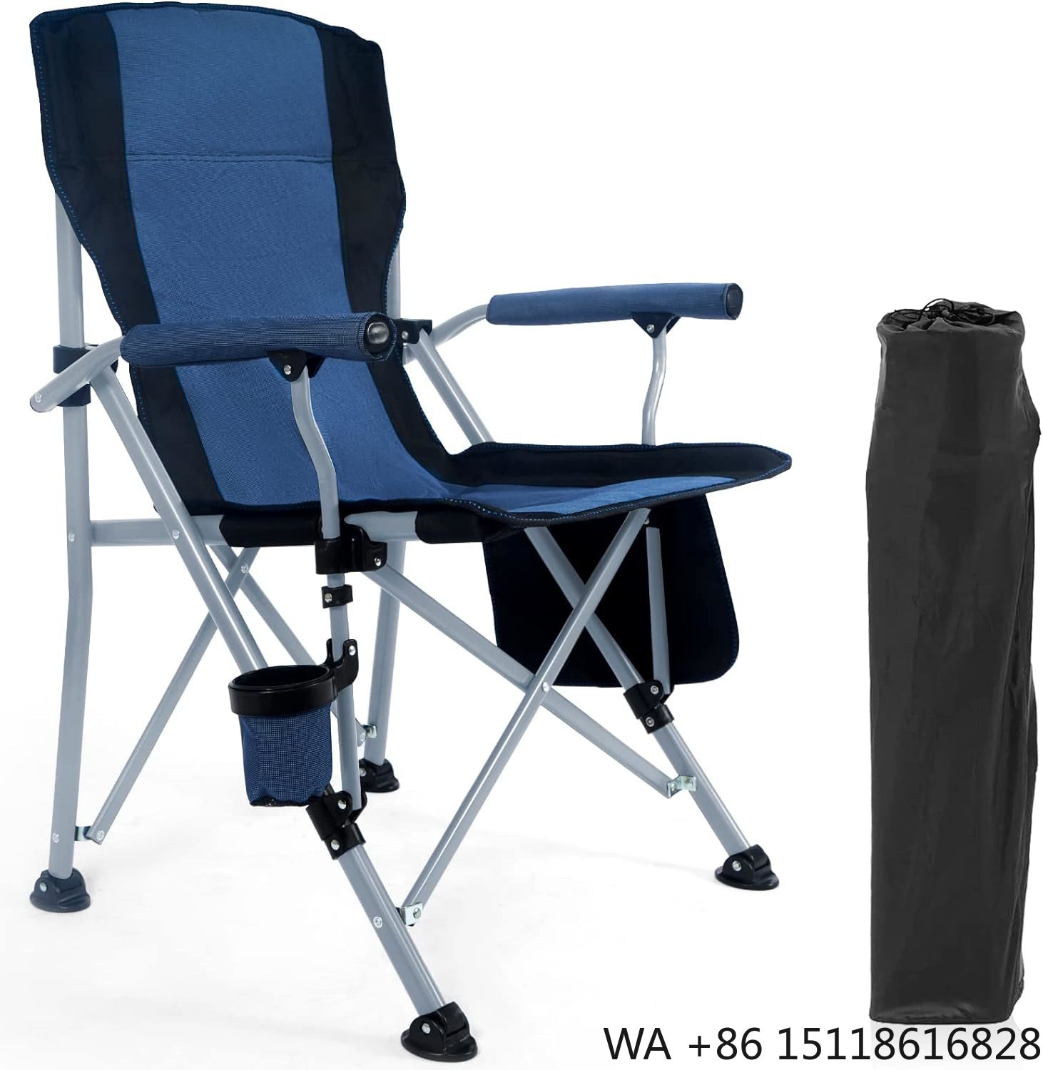 Outdoor Camping Recliner Chairs - Kursi Lipat Portabel Besar untuk Berkemah