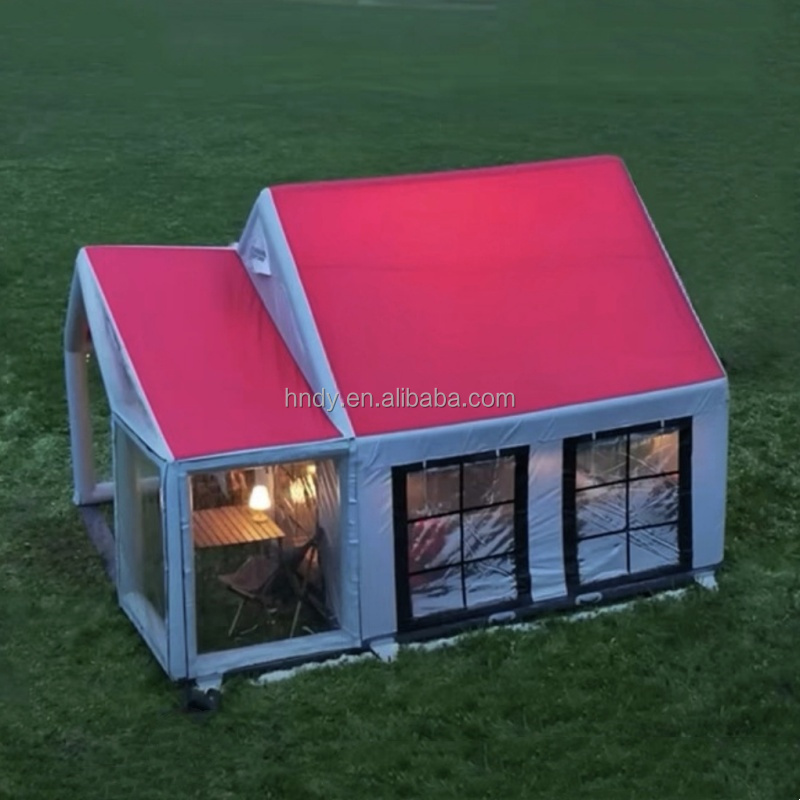 Outdoor Camping Inflatable Tent - Tenda Keluarga Terbaru Ukuran Besar, Tiup,