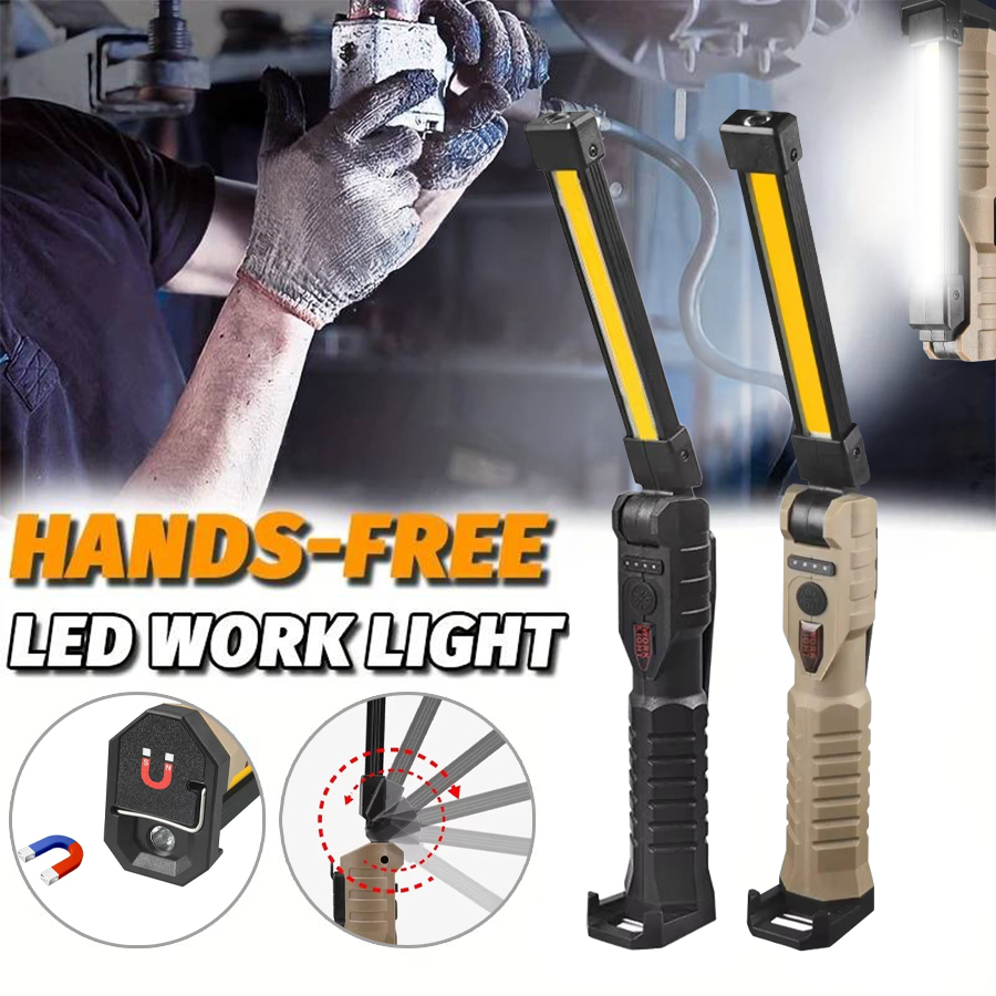 Outdoor Camping Adventure Lamp - Senter Lipat Kuat Lentera Isi Ulang