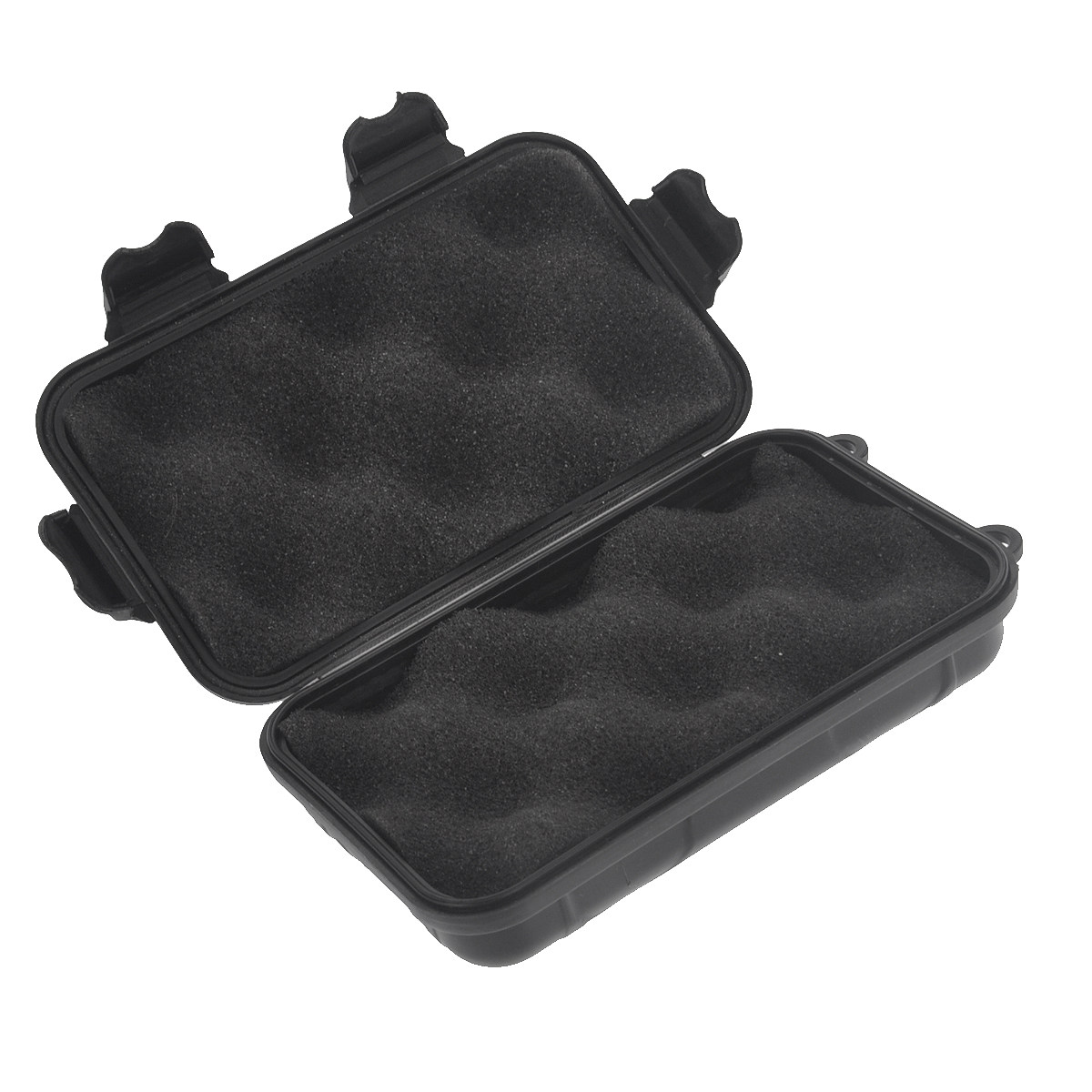 Outdoor Camping Box - Kotak Hitam L 15.5*10*4.5Cm Penyimpanan Kedap