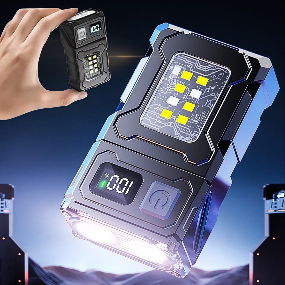 Outdoor Camping And Fishing - Senter LED Mini Isi Ulang dengan