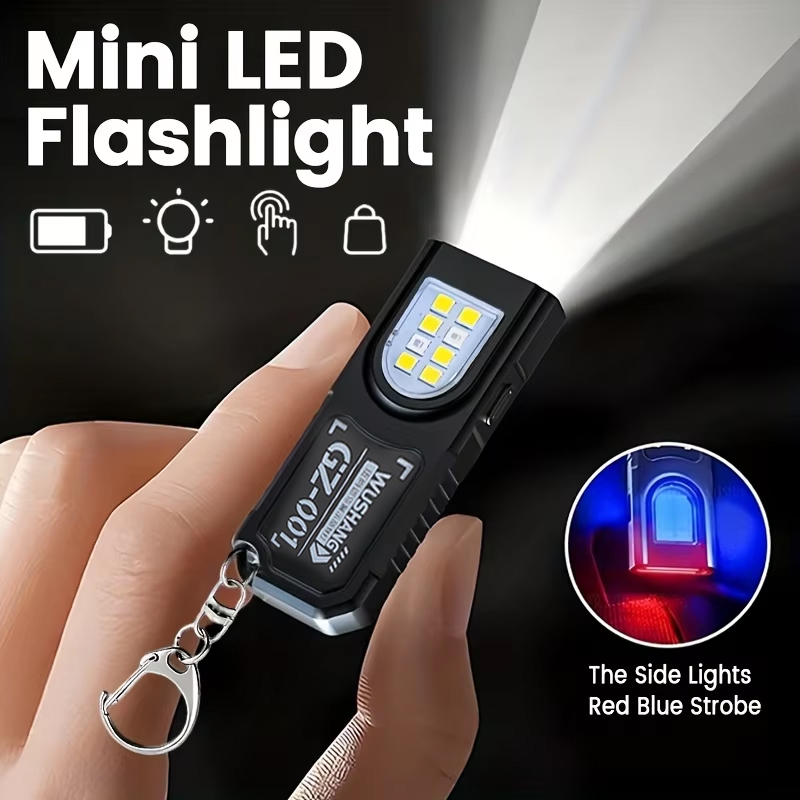 Outdoor Camping Adventure Lamp - Senter Gantungan Kunci Multifungsi Senter Mini