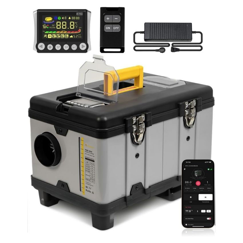 Outdoor Camping Heater For Tent - Pemanas Diesel Otomatis 12V 220V 5KW
