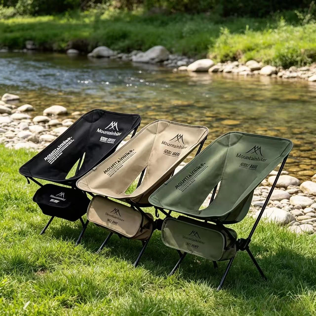 Outdoor Camping Recliner Chairs - Kursi Lipat Ultra Ringan Portabel untuk