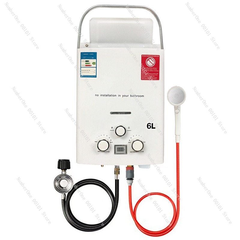 Outdoor Camping Water Heater - Pemanas Air Tanpa Tangki Gas LPG