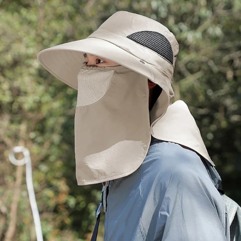 Outdoor Camping Hat - Topi Matahari Musim Panas Anti UV