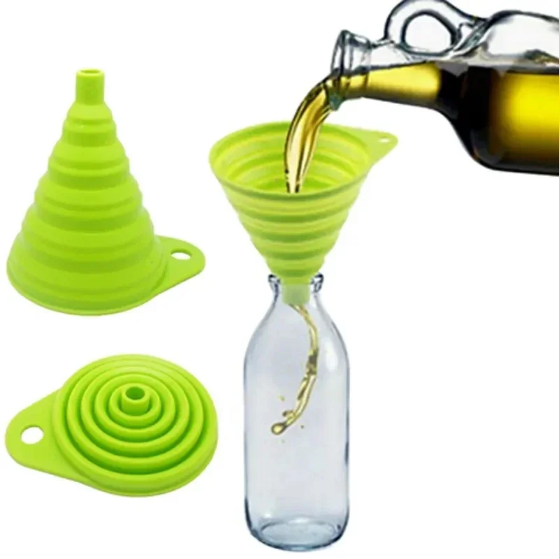 Collapsible Water Bottle - 1/4 Buah Corong Silikon Dapat Dilipat,