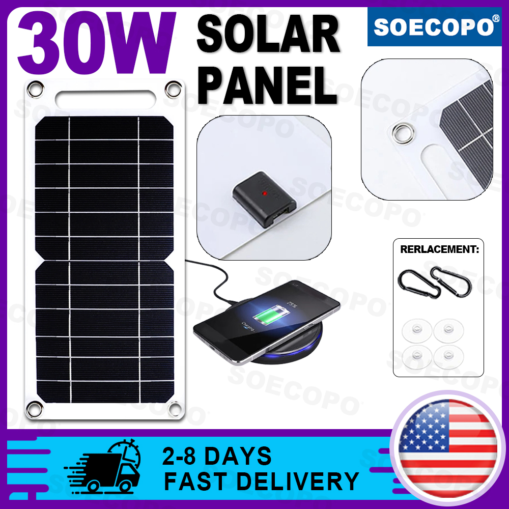 Outdoor Camping Warehouse - SOECOPO 30W Kit Panel Surya Fleksibel