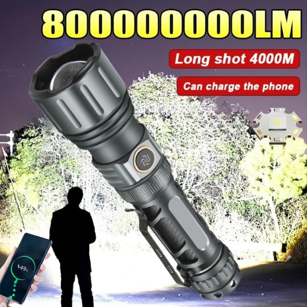 Outdoor Camping And Fishing - Senter Super Terang Lampu LED Portabel
