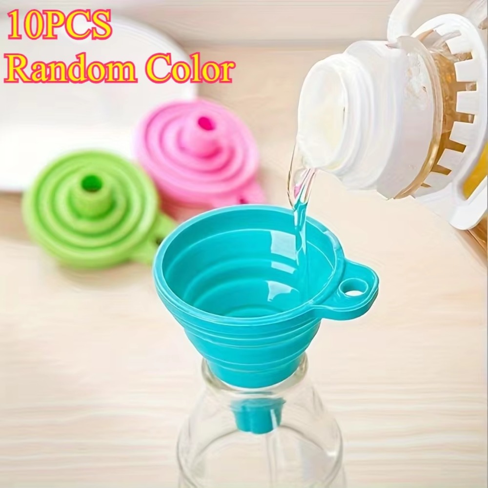 Collapsible Water Bottle - 10 Buah Set Corong Dapur Silikon