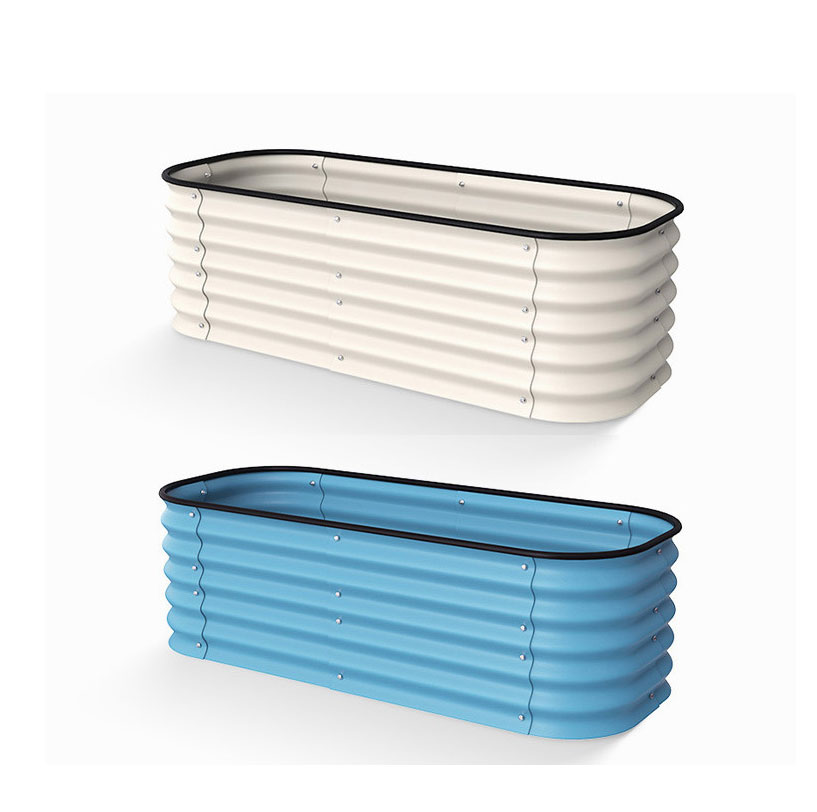 Outdoor Camping Box - Kotak Tanam Sayuran Logam untuk Kebun,