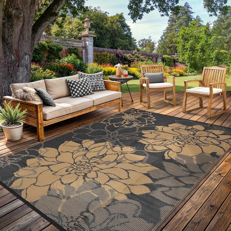 Outdoor Camping Rugs 8X10 - Karpet Luar Ruangan 8x10 Tahan Air,