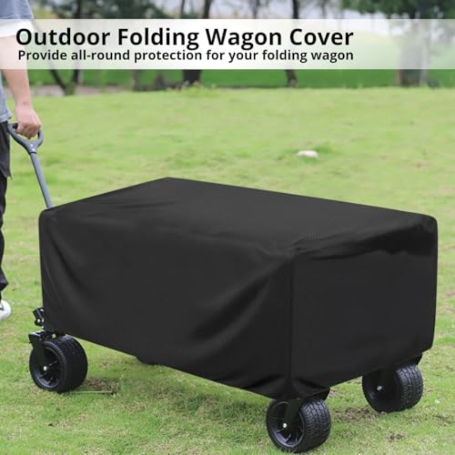 Outdoor Camping Van - Penutup Gerobak Lipat 420D, Sarung Kain