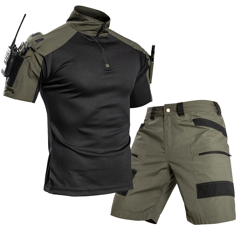 Outdoor Camping And Fishing - Set Kaos Taktis Pria Outdoor Cepat