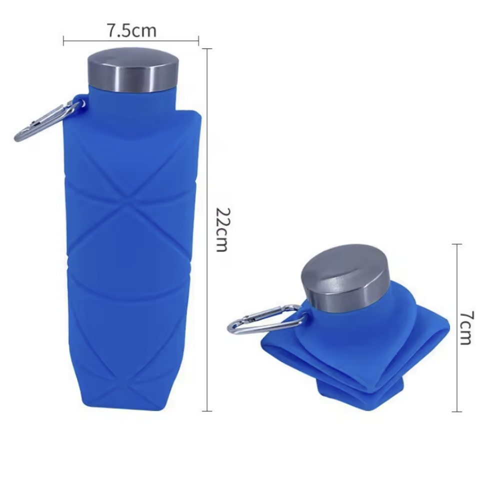 Collapsible Water Bottle - Botol Air Lipat 700ML dengan Katup