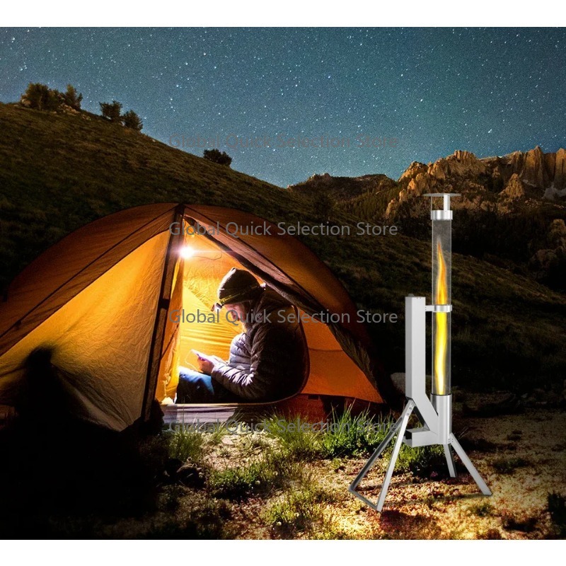 Kompor pellet stainless steel  - Outdoor Camping Stove ulasan dan harga