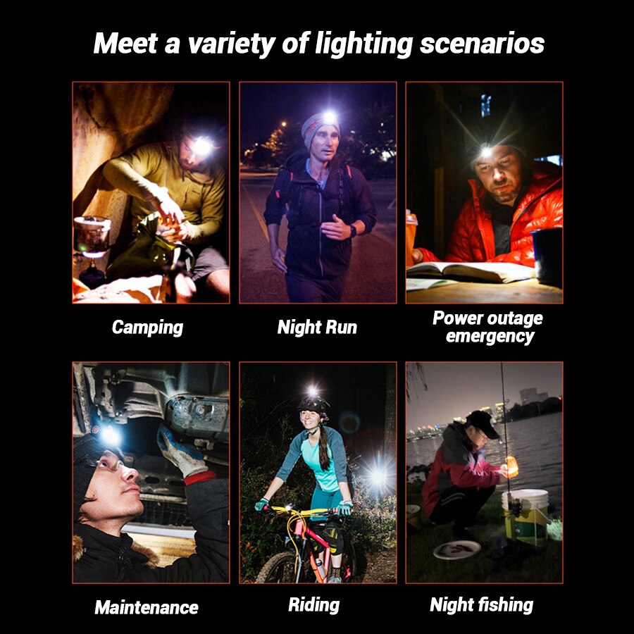 Lampu Kepala LED Hands-Free ya - Outdoor Camping Hat ulasan dan harga