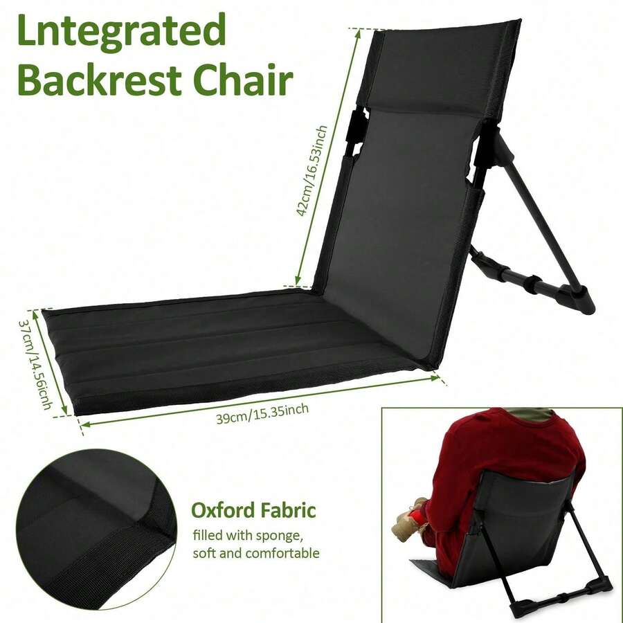 Kursi Lipat Portabel untuk Ber - Outdoor Camping Recliner Chairs ulasan dan harga