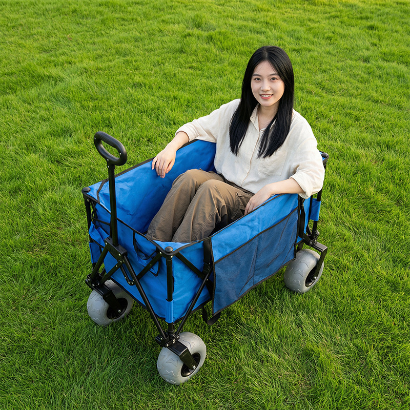 Gerobak Pantai Lipat Berbahan  - Outdoor Camping Wagon ulasan dan harga