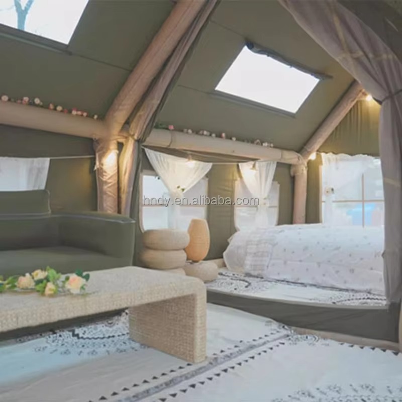 Rumah Kabin Tiup Udara Musim D - Outdoor Camping Inflatable Tent ulasan dan harga