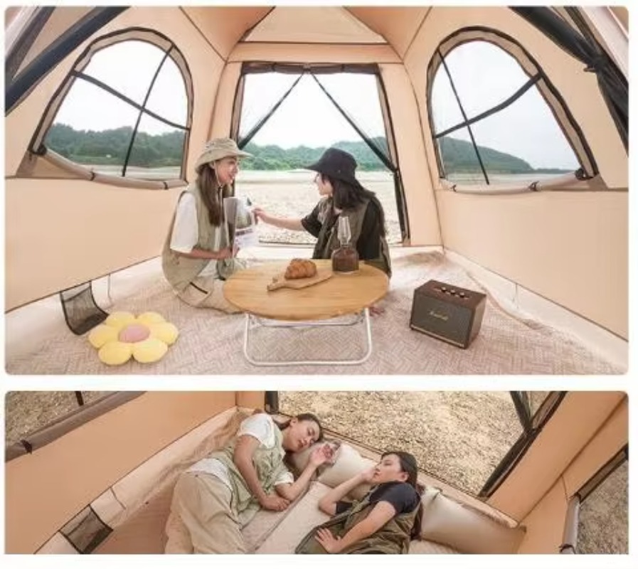 Tenda Atap Portabel Bahan Oxfo - Outdoor Camping Inflatable Tent ulasan dan harga
