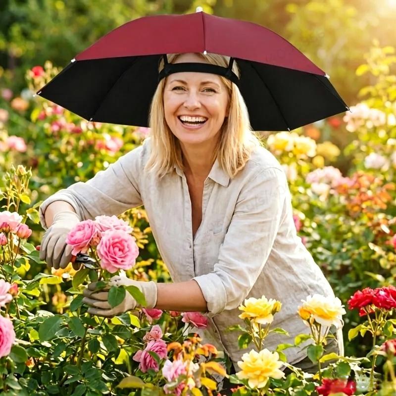 Topi Payung Lipat Anti UV Taha - Outdoor Camping Hat ulasan dan harga