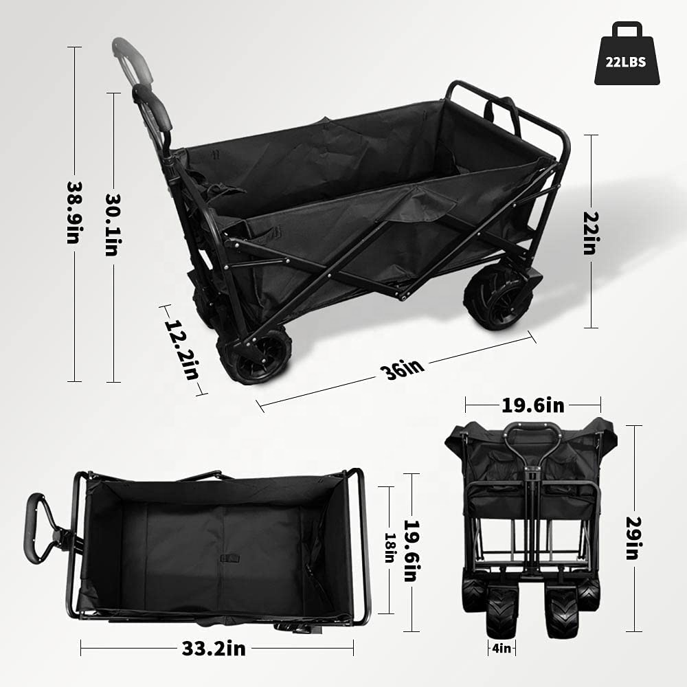 Gerobak Lipat Portabel Tugas B - Outdoor Camping Wagon ulasan dan harga