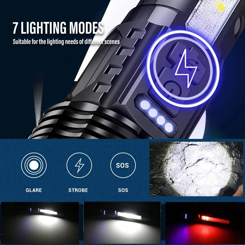 Senter LED Kuat Lampu Camping  - Outdoor Camping And Fishing ulasan dan harga