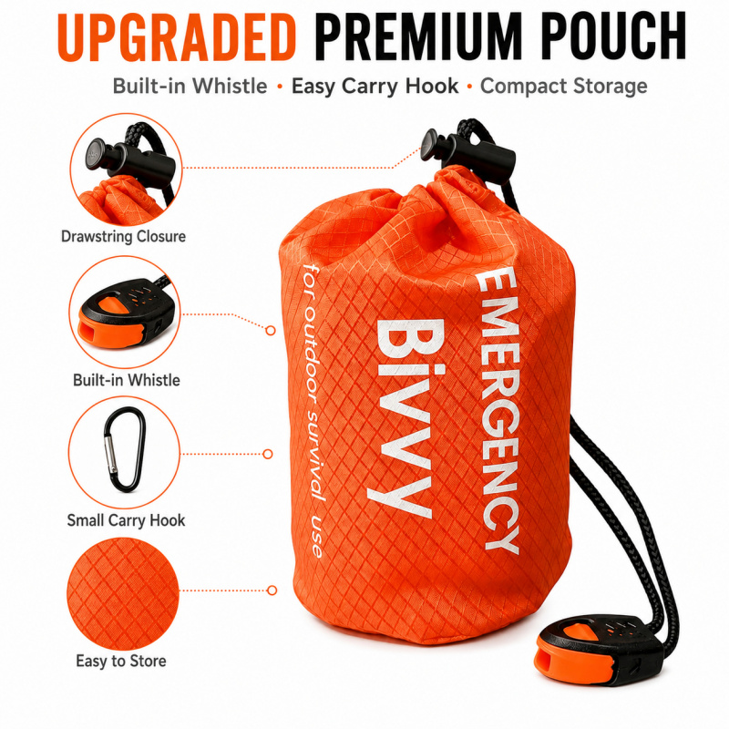 2 Paket Kantong Tidur Darurat, - Bivvy Bag Emergency ulasan dan harga