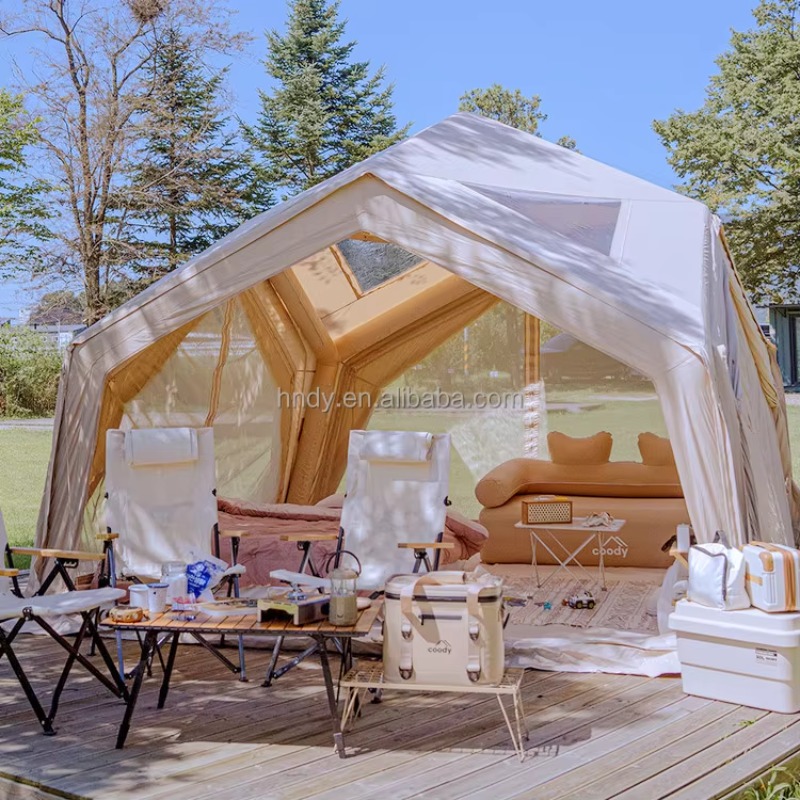 Tenda Kemping Tiup Gabungan Lu - Outdoor Camping Inflatable Tent ulasan dan harga