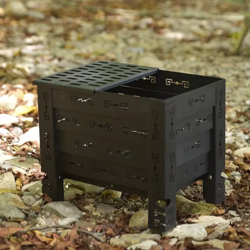 Kompor Kayu Bakar Multifungsi  - Outdoor Camping Stove ulasan dan harga