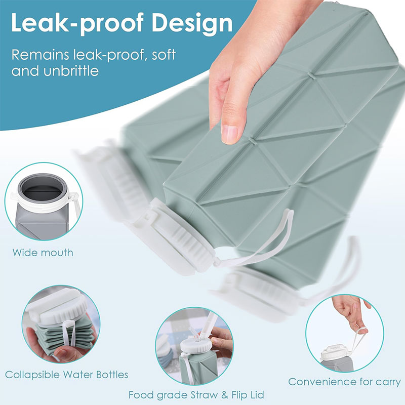 Gelas botol air dapat dilipat, - Collapsible Water Bottle ulasan dan harga