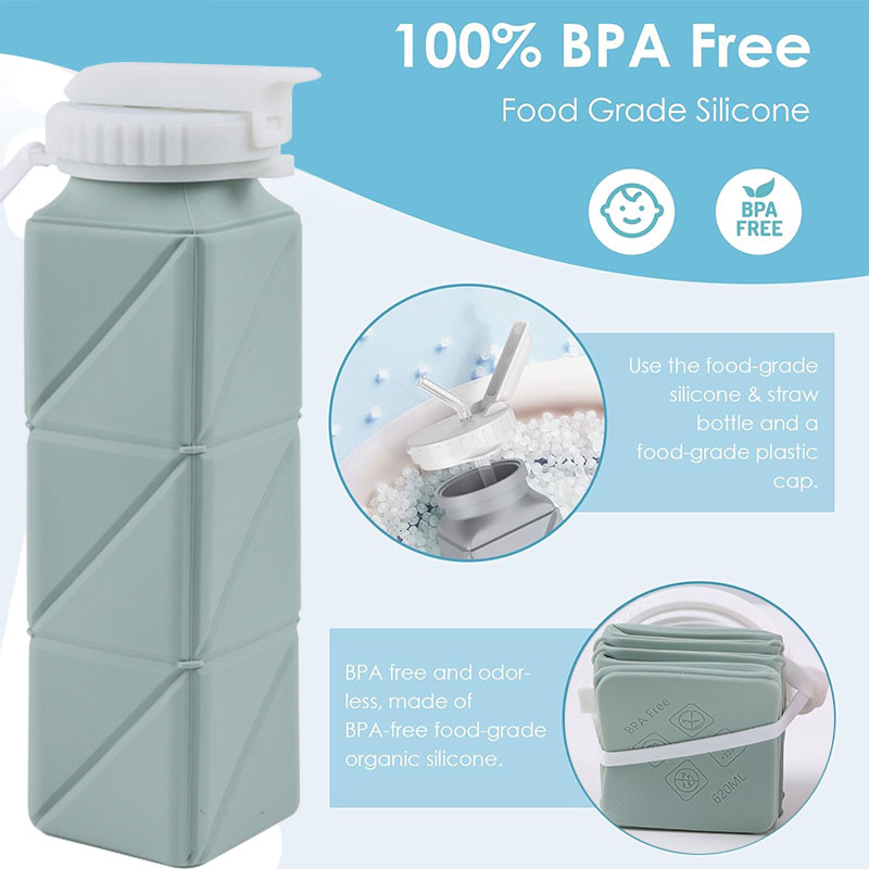 Gelas botol air dapat dilipat, - Collapsible Water Bottle ulasan dan harga