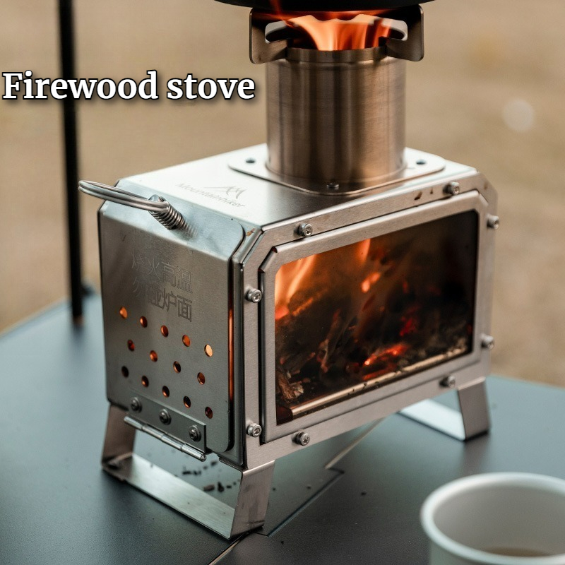 Kompor Kayu Bakar Persegi Stai - Outdoor Camping Stove ulasan dan harga