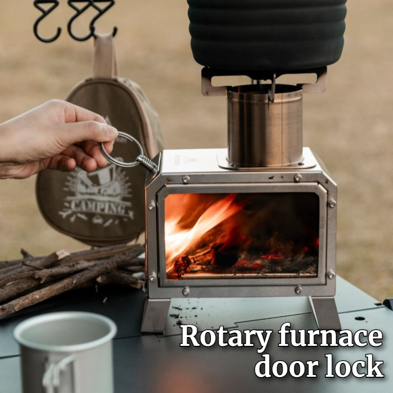 Kompor Kayu Bakar Persegi Stai - Outdoor Camping Stove ulasan dan harga