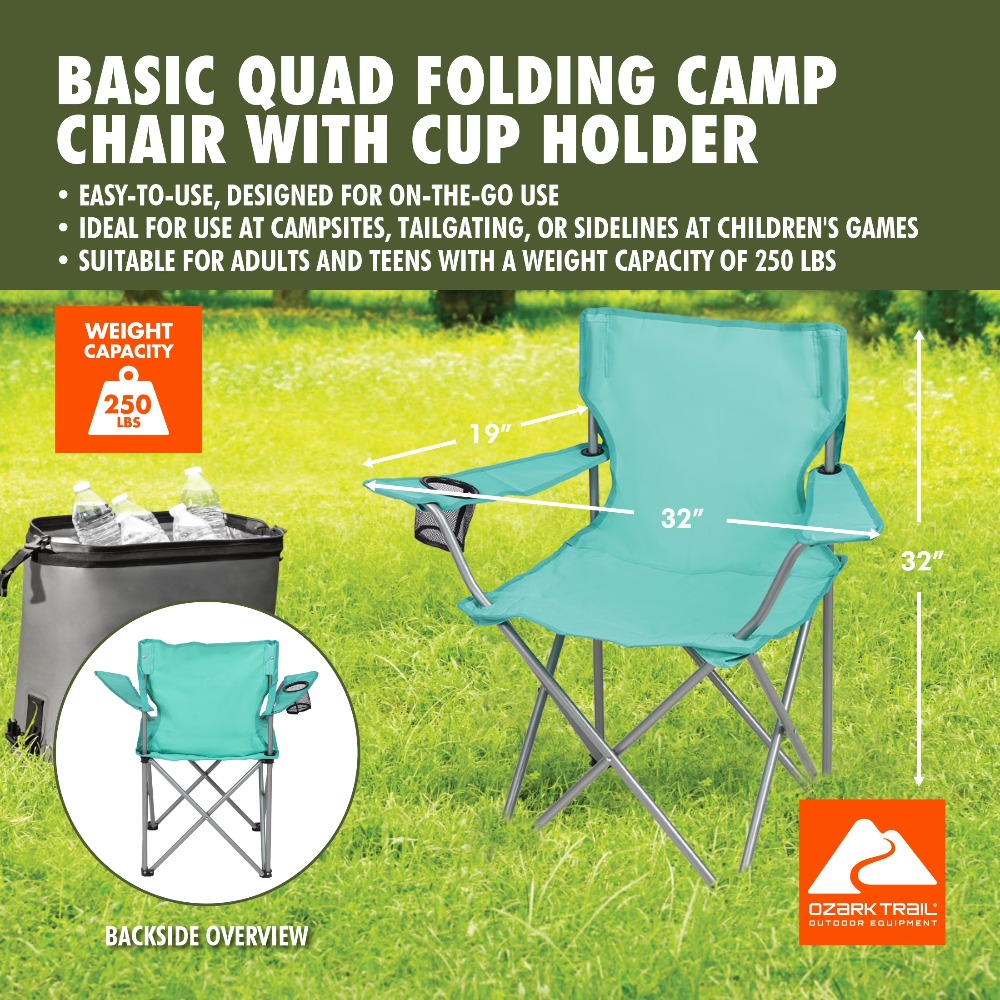 Kursi Lipat Quad untuk Berkema - Outdoor Camping Recliner Chairs ulasan dan harga