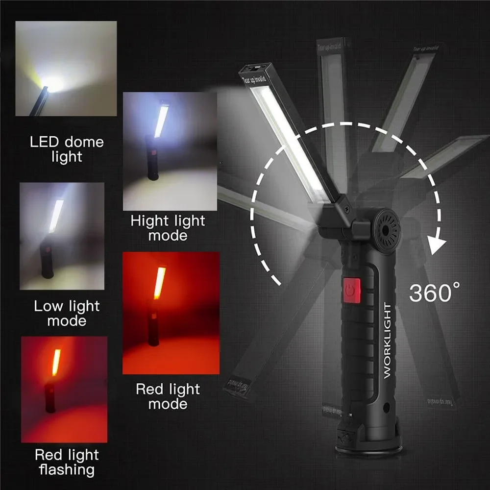 Senter LED COB Portabel Lampu  - Outdoor Camping Adventure Lamp ulasan dan harga