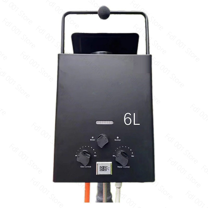 Pemanas Air Gas Portabel 6L Ta - Outdoor Camping Water Heater ulasan dan harga
