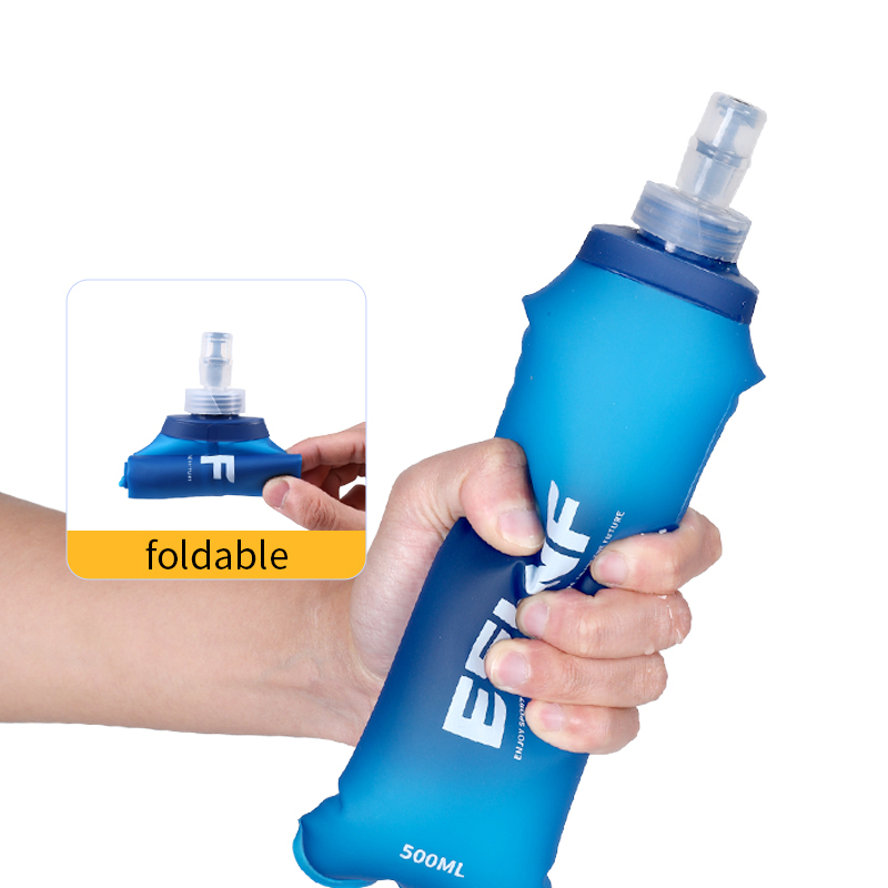 Botol Air Lipat 500ml, Soft Fl - Collapsible Water Bottle ulasan dan harga