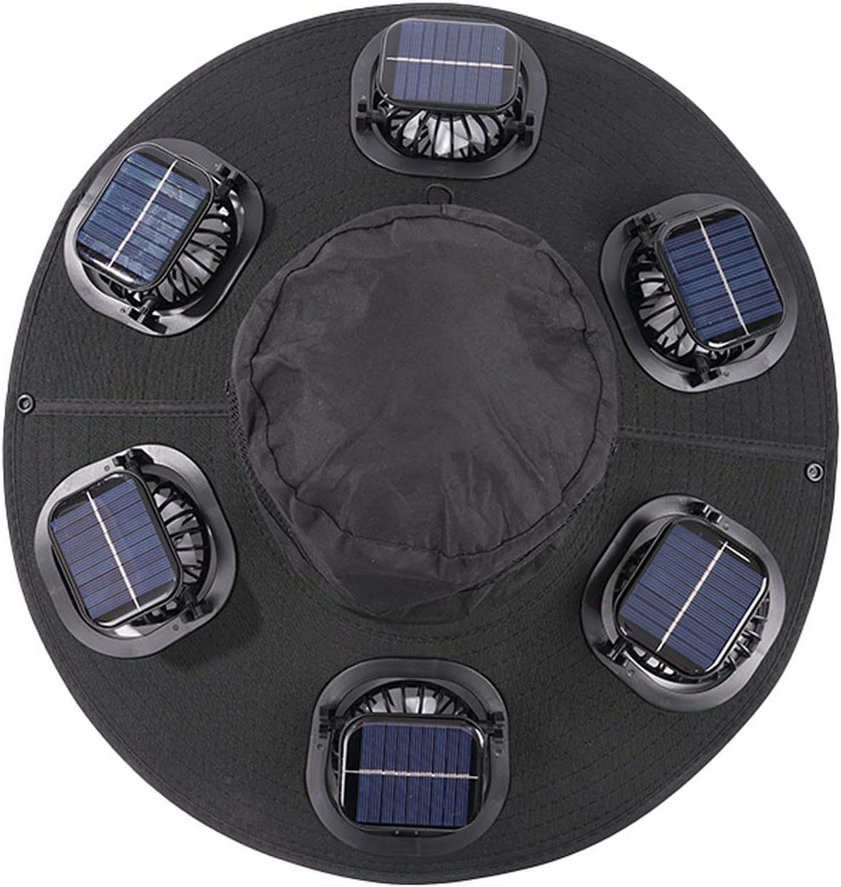Topi Kipas Tenaga Surya Hot 6  - Outdoor Camping Hat ulasan dan harga