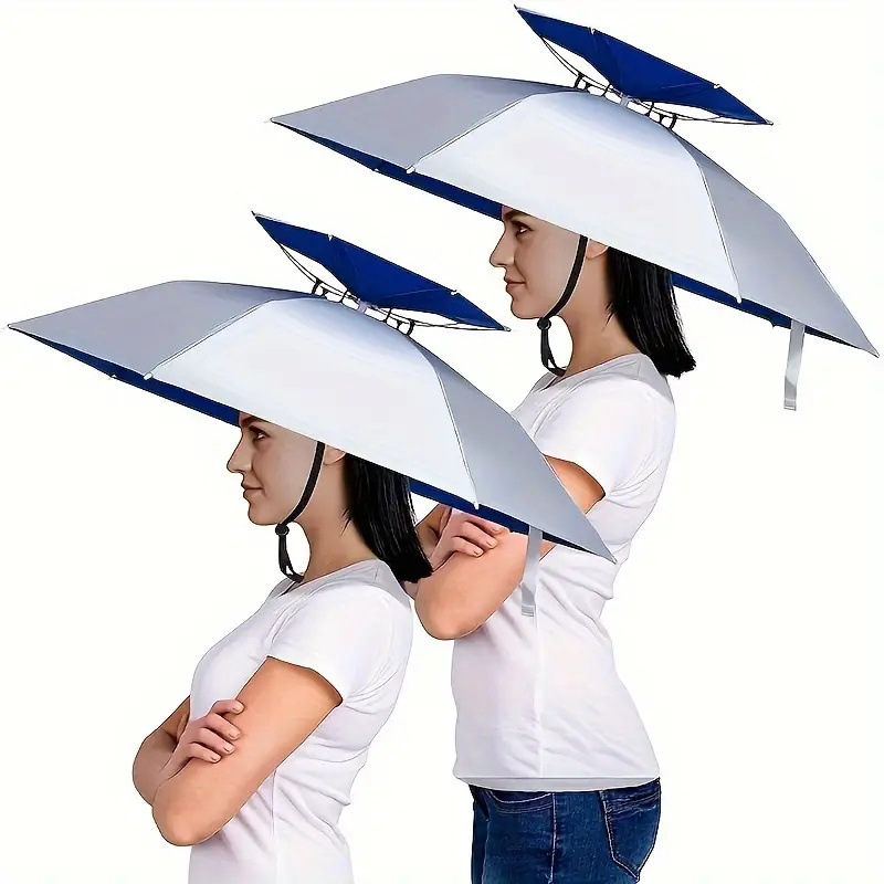 Topi Payung Pancing Lipat Dua  - Outdoor Camping Hat ulasan dan harga